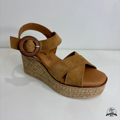 Sandales en cuir Eva Frutos | 5816 Camel