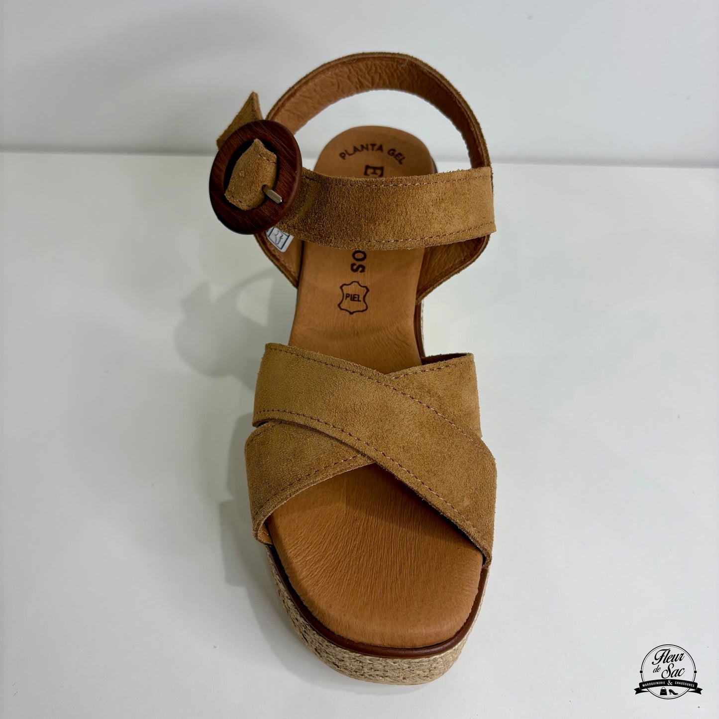Sandales en cuir Eva Frutos | 5816 Camel
