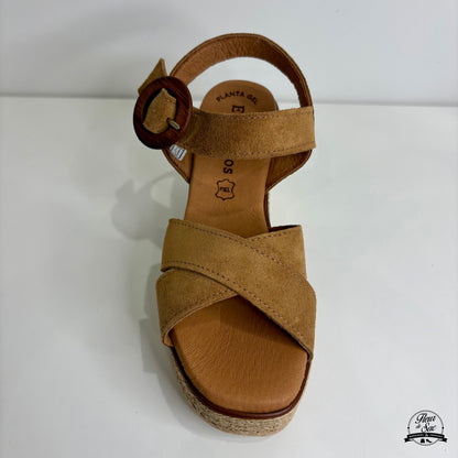 Sandales en cuir Eva Frutos | 5816 Camel