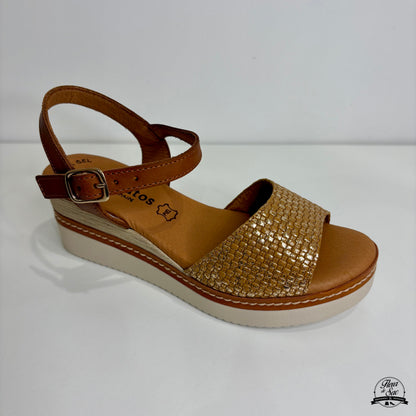Sandales en cuir Eva Frutos | 569 Camel