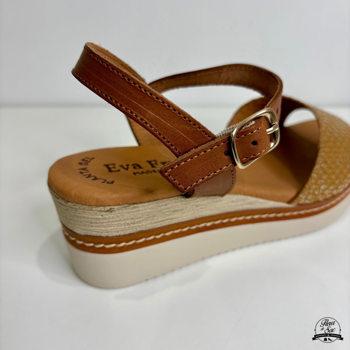 Sandales en cuir Eva Frutos | 569 Camel