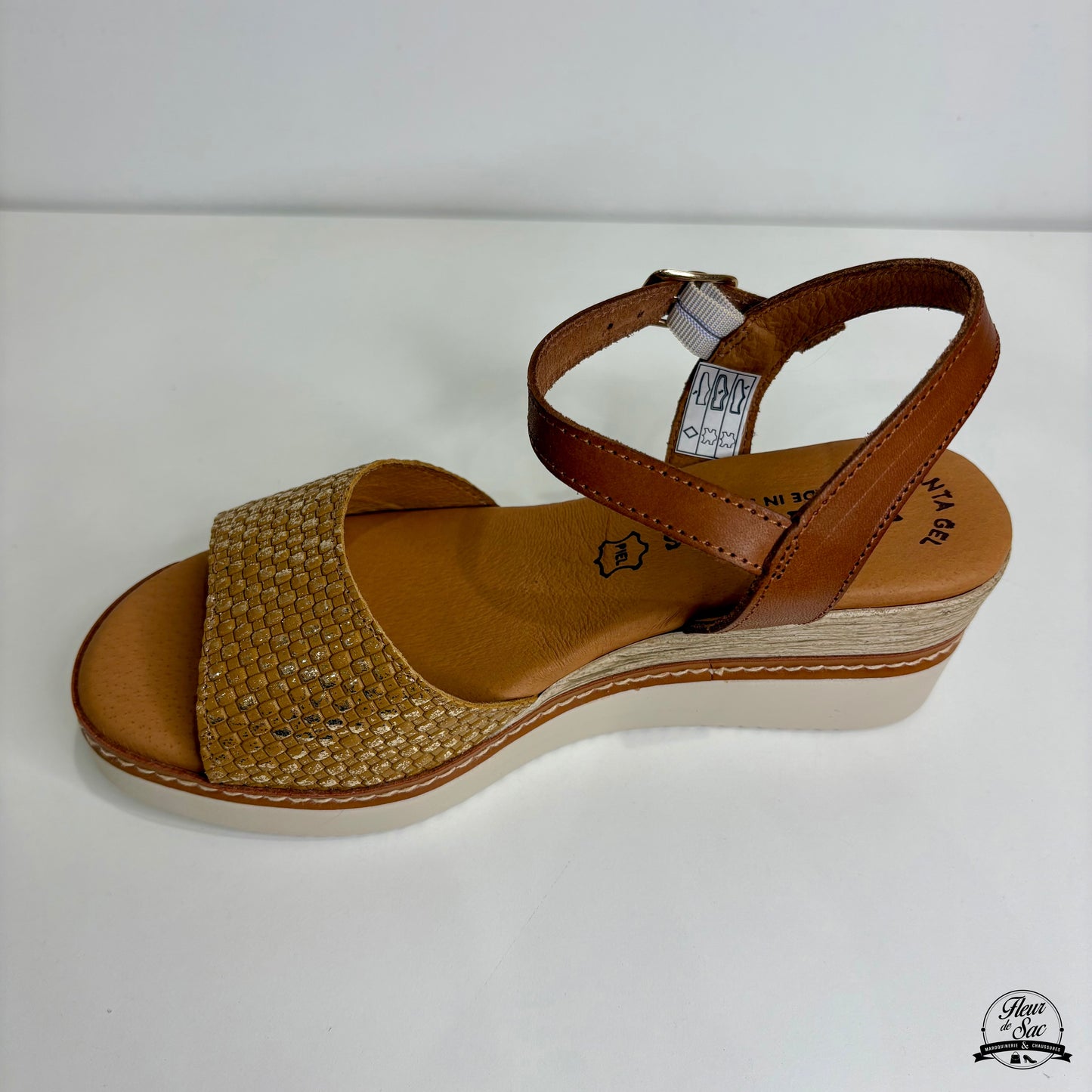 Sandales en cuir Eva Frutos | 569 Camel