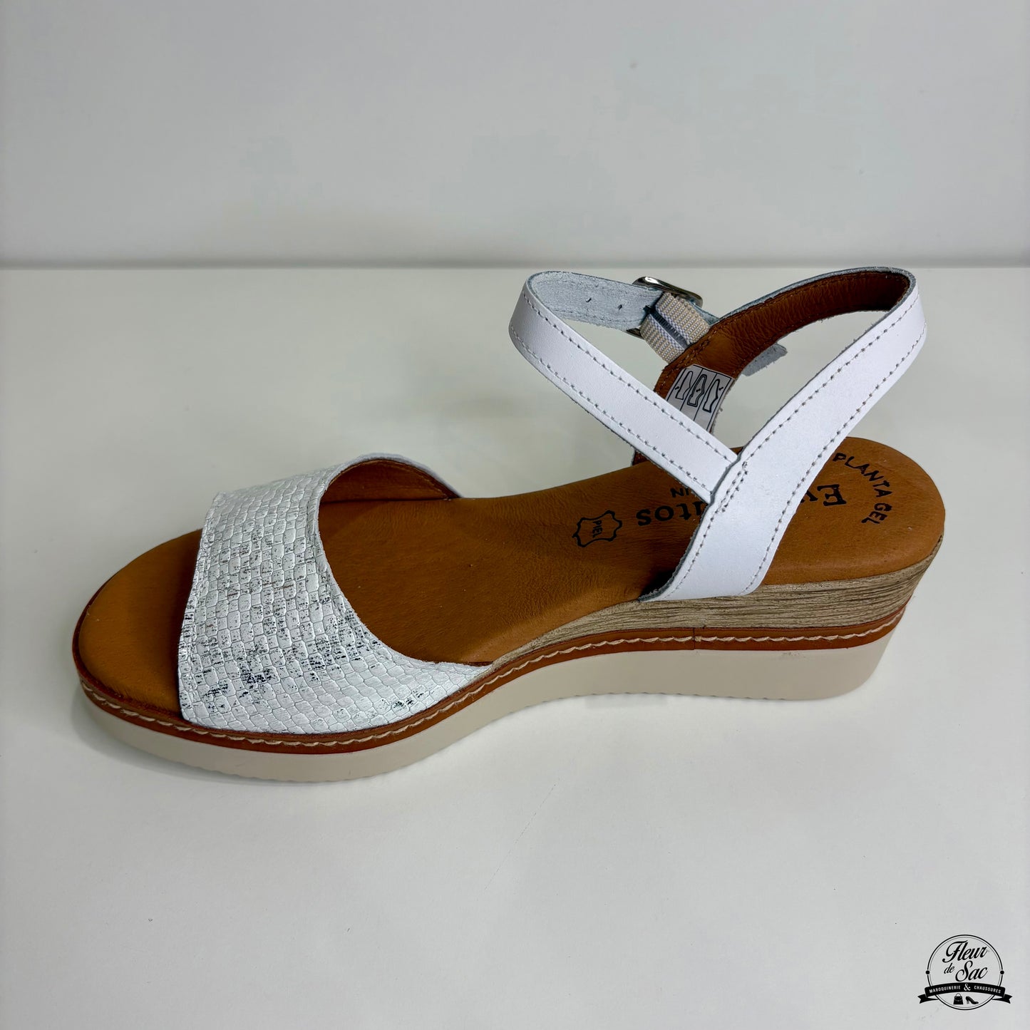 Sandales en cuir Eva Frutos | 569 Blanc