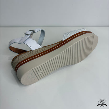 Sandales en cuir Eva Frutos | 569 Blanc
