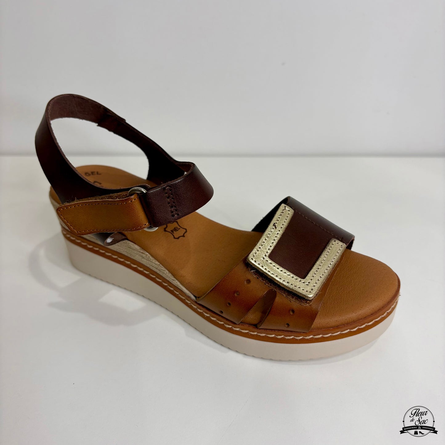 Sandales en cuir Eva Frutos | 558 Marron