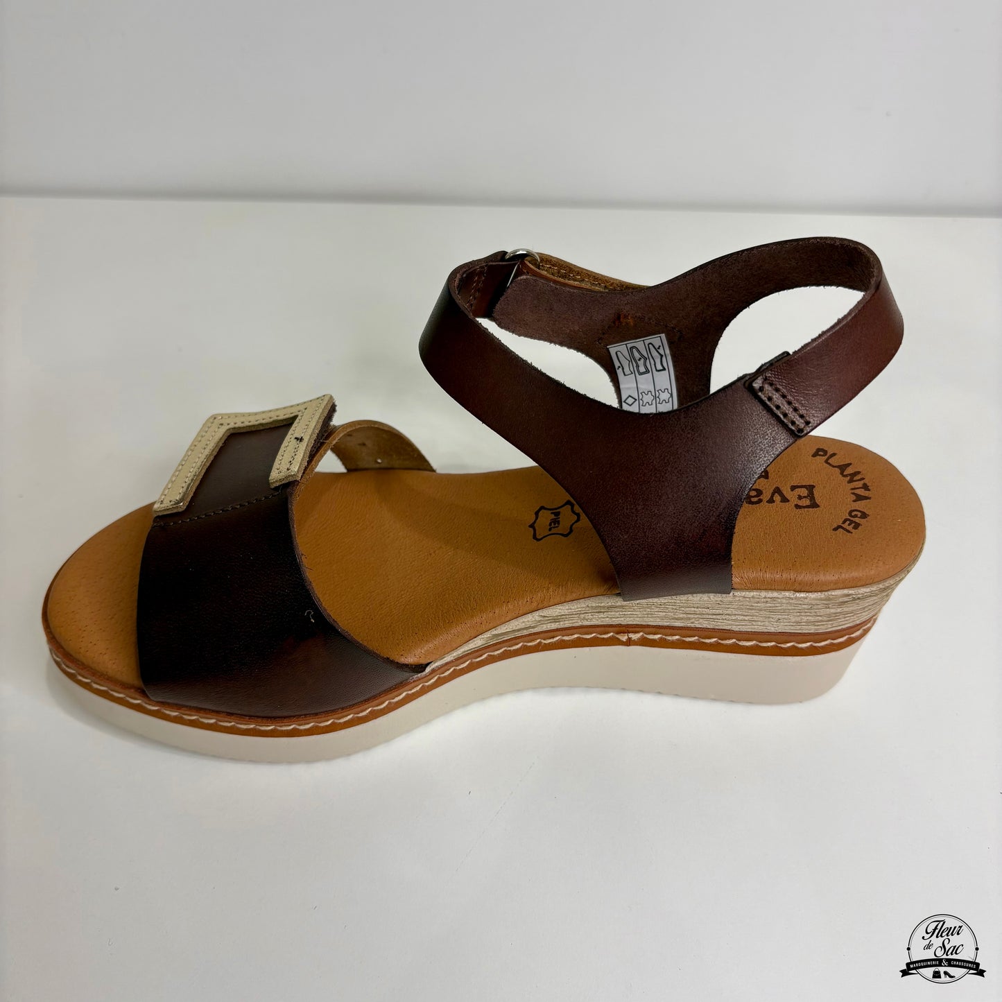 Sandales en cuir Eva Frutos | 558 Marron