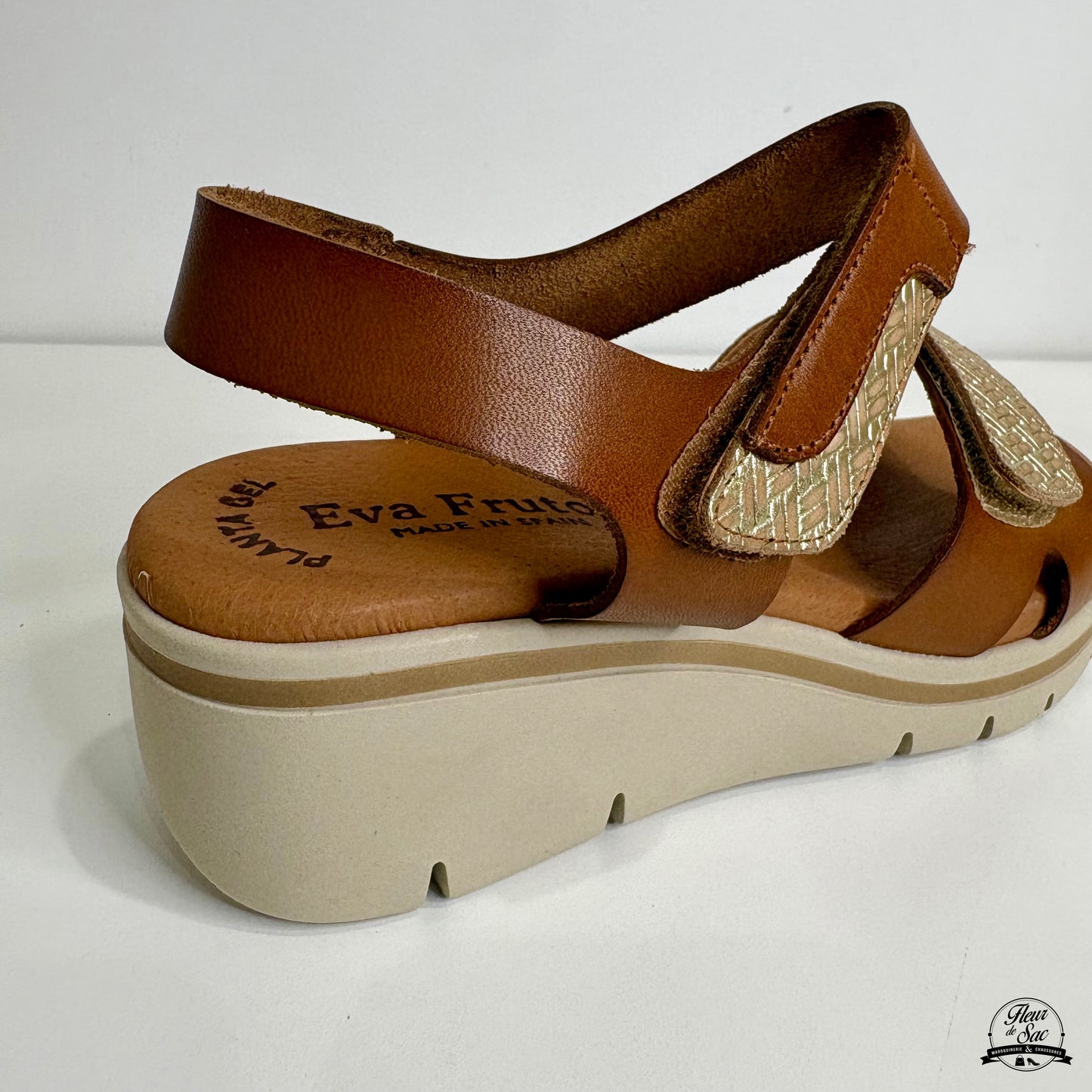 Sandales en cuir Eva Frutos | 6410 Camel