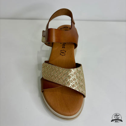 Sandales en cuir Eva Frutos | 6410 Camel