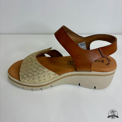 Sandales en cuir Eva Frutos | 6410 Camel