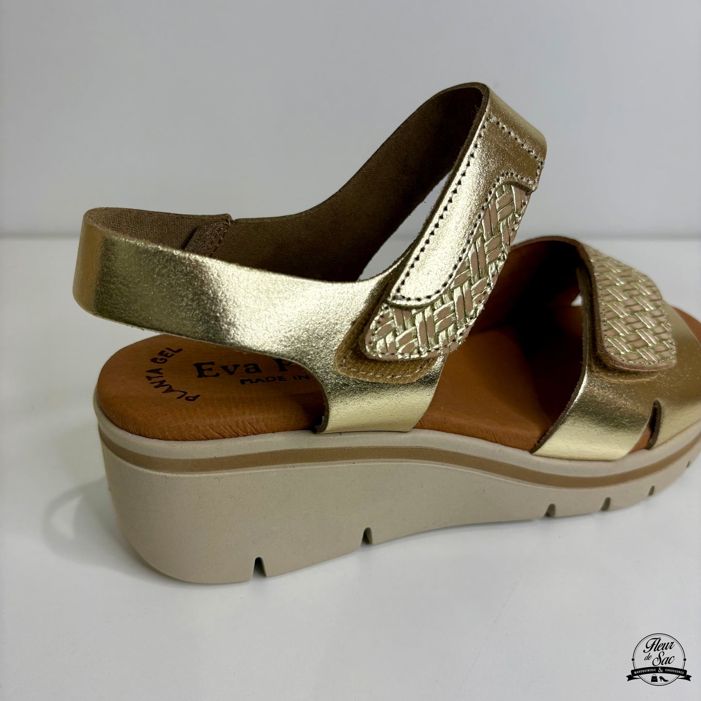 Sandales en cuir Eva Frutos | 6410 Or