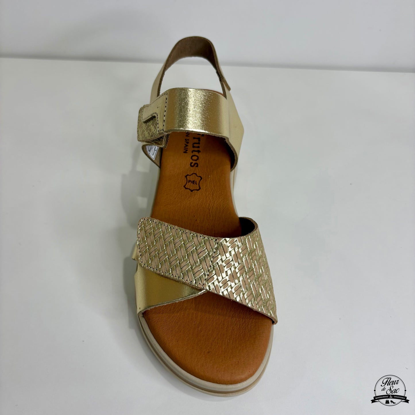 Sandales en cuir Eva Frutos | 6410 Or