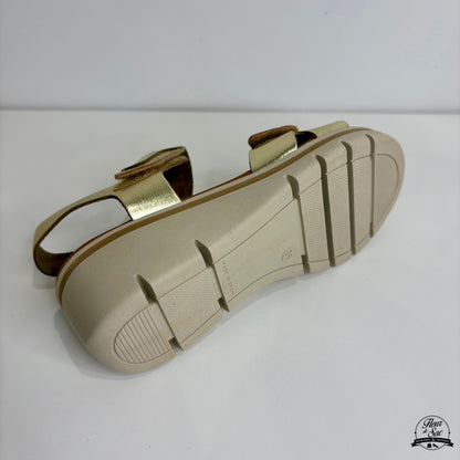 Sandales en cuir Eva Frutos | 6410 Or