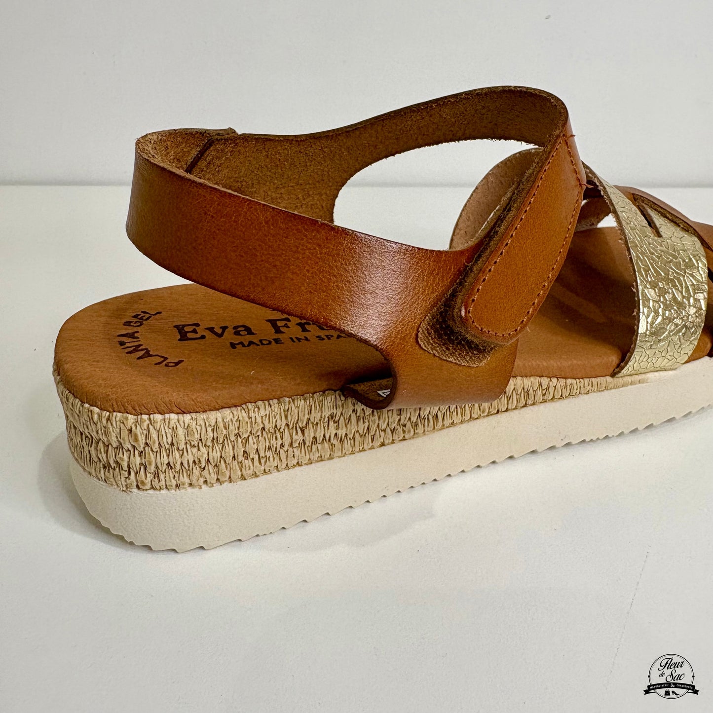 Sandales en cuir Eva Frutos | 4206 Camel