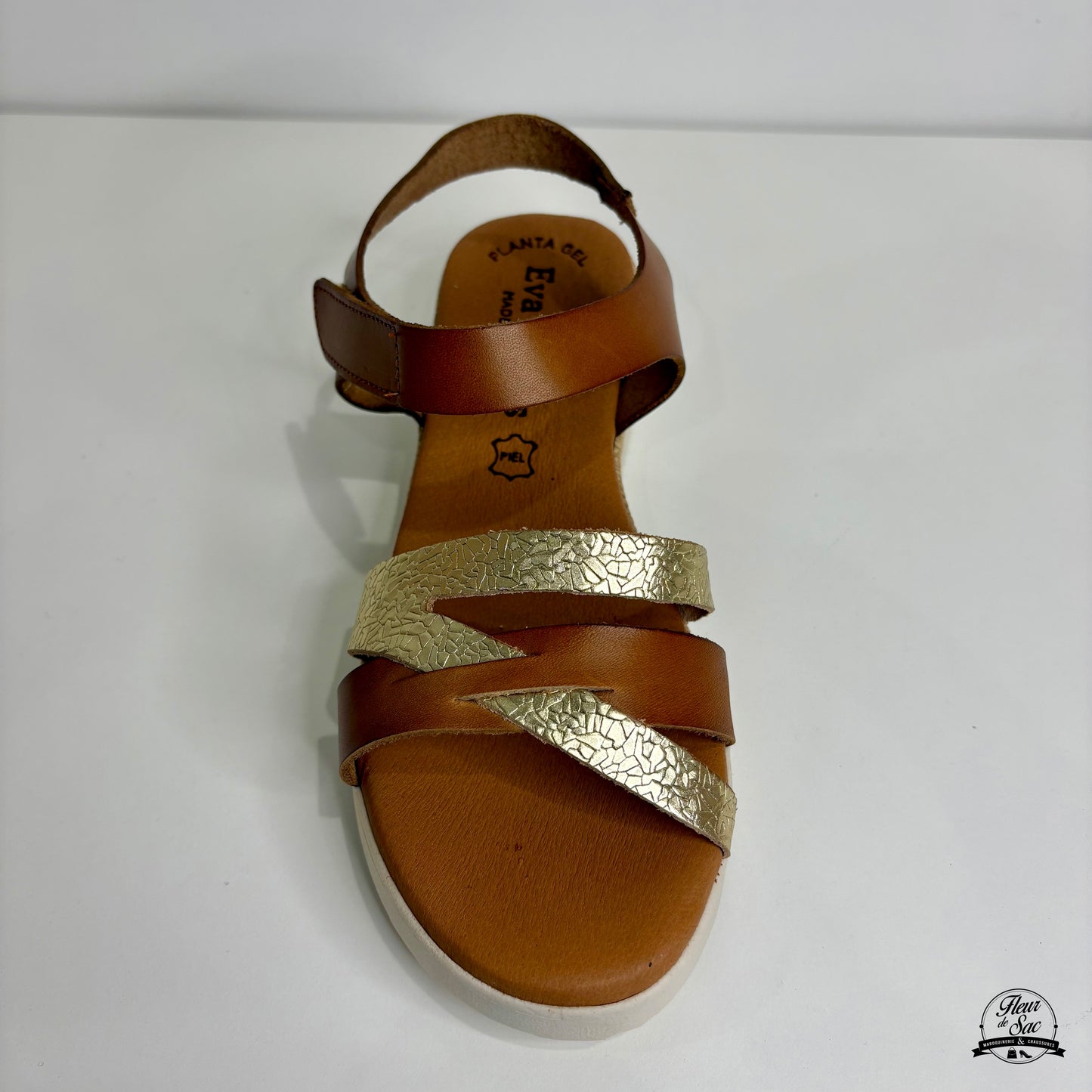 Sandales en cuir Eva Frutos | 4206 Camel