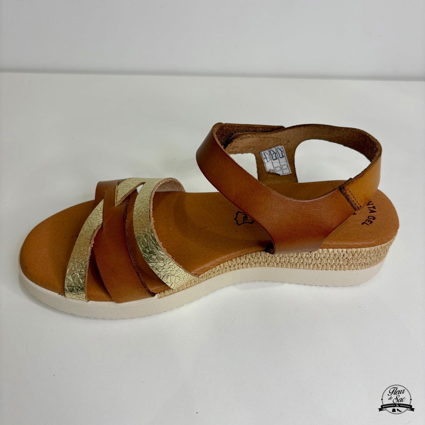 Sandales en cuir Eva Frutos | 4206 Camel