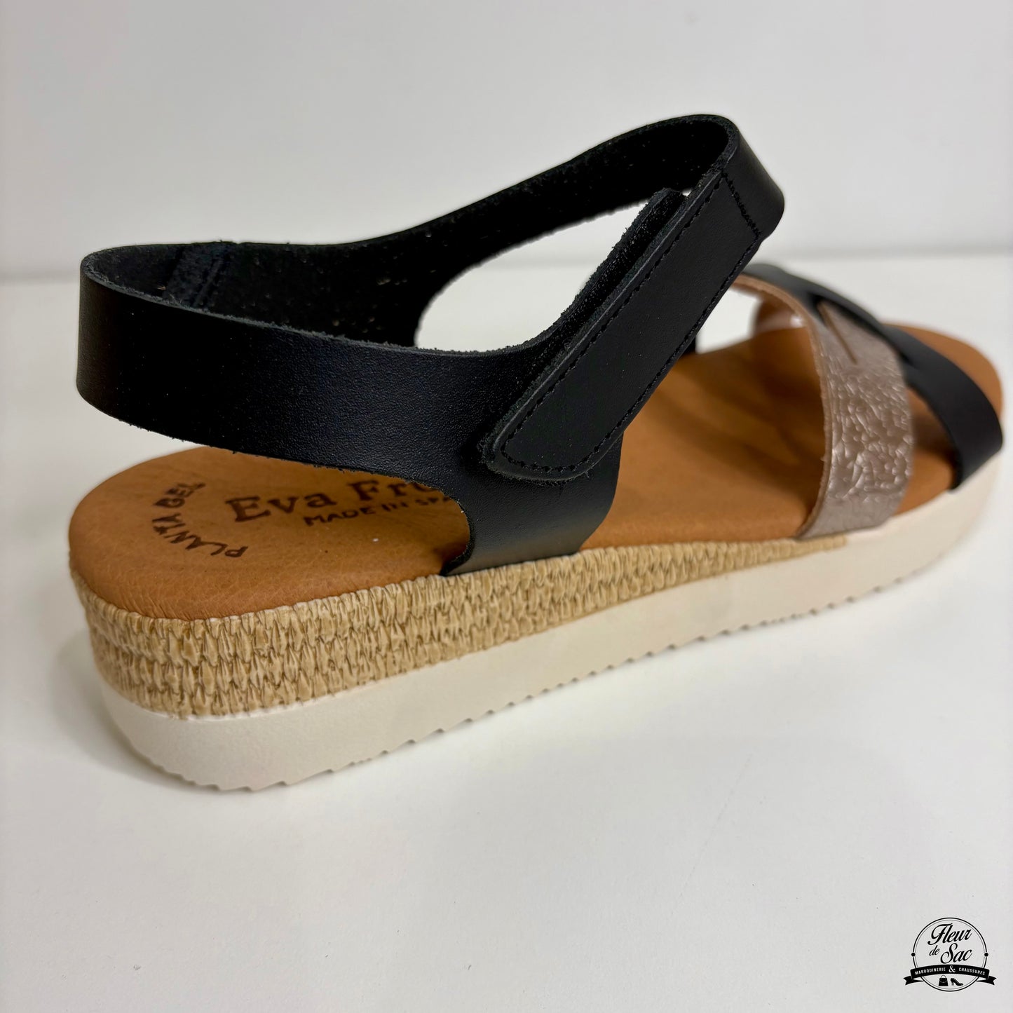 Sandales en cuir Eva Frutos | 4206 Noir