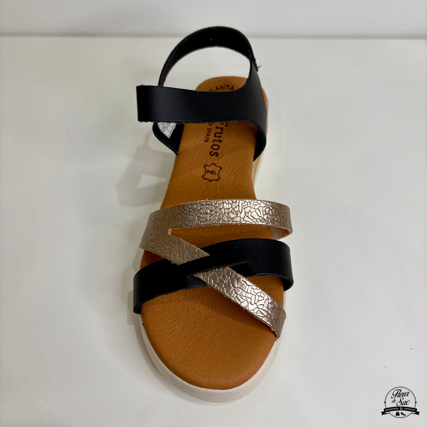 Sandales en cuir Eva Frutos | 4206 Noir