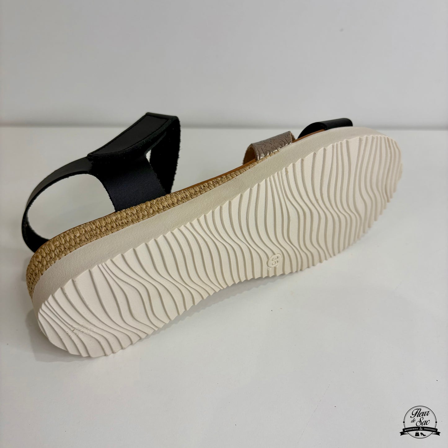 Sandales en cuir Eva Frutos | 4206 Noir