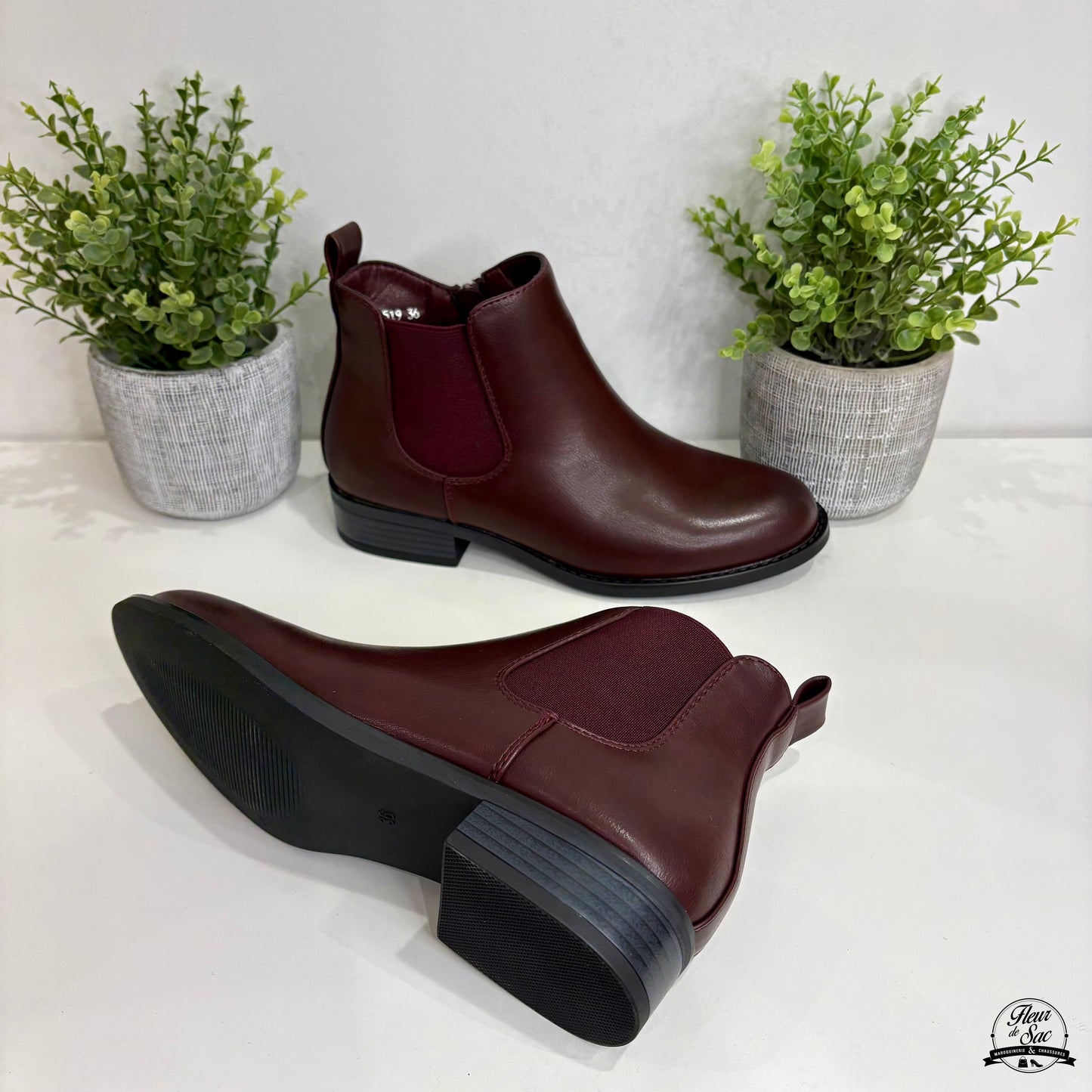 Bottines | CHC519 Bordeaux