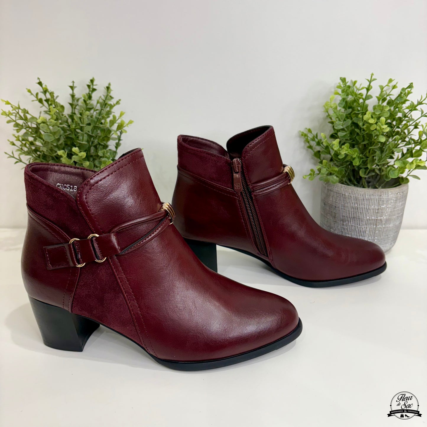 Bottines | CHC518 Bordeaux