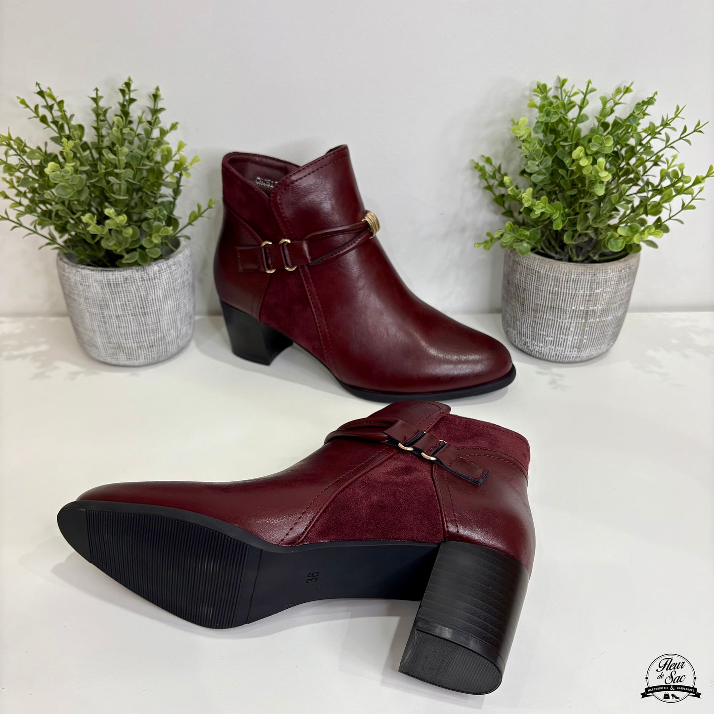 Bottines | CHC518 Bordeaux