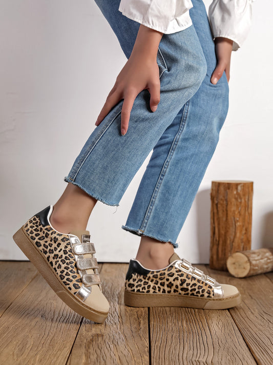 Baskets Léa | F0976 Leopard