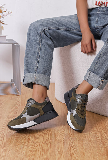 Baskets Elise | M5513 Kaki