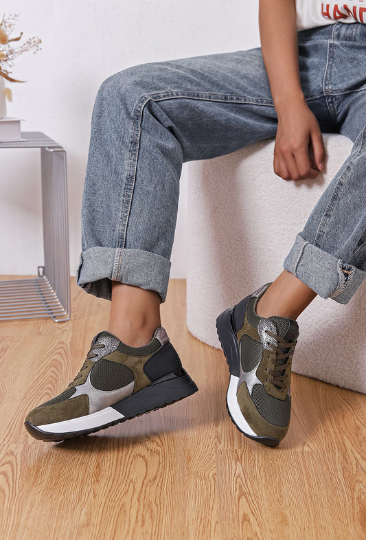 Baskets Elise | M5513 Kaki