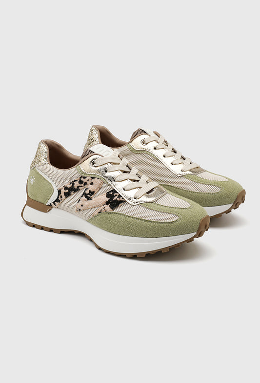 Baskets Néomie | M6083 Kaki