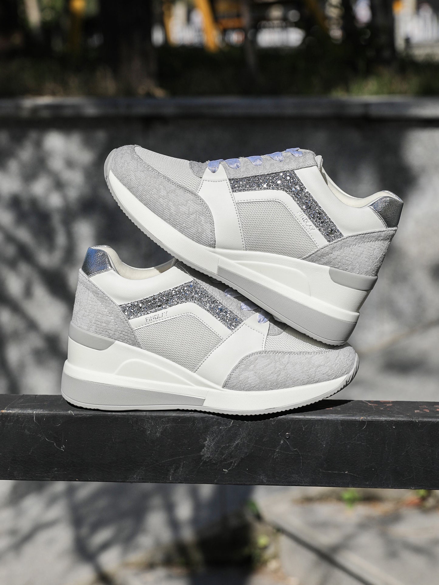 Baskets compensées | F0987 Silver