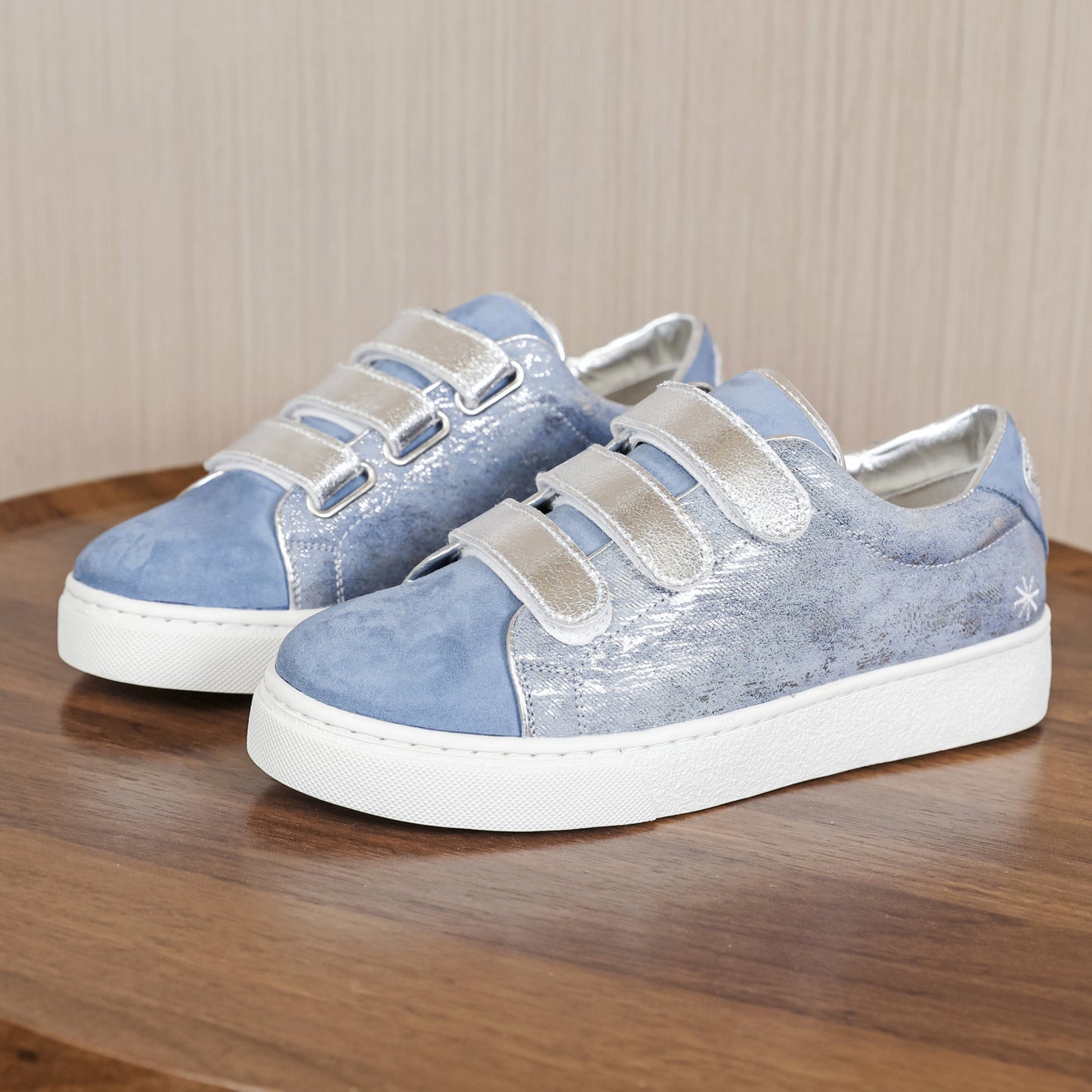 Baskets à scratch Lana | M5012 Bleu