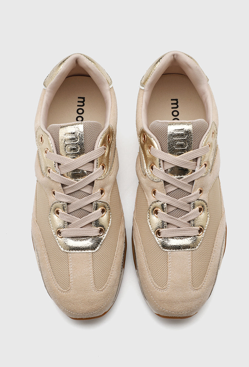 Baskets Camille | M6082 Or