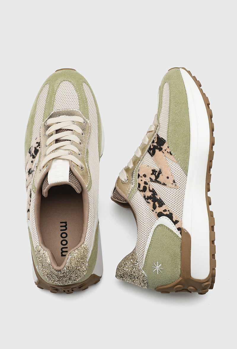 Baskets Néomie | M6083 Kaki