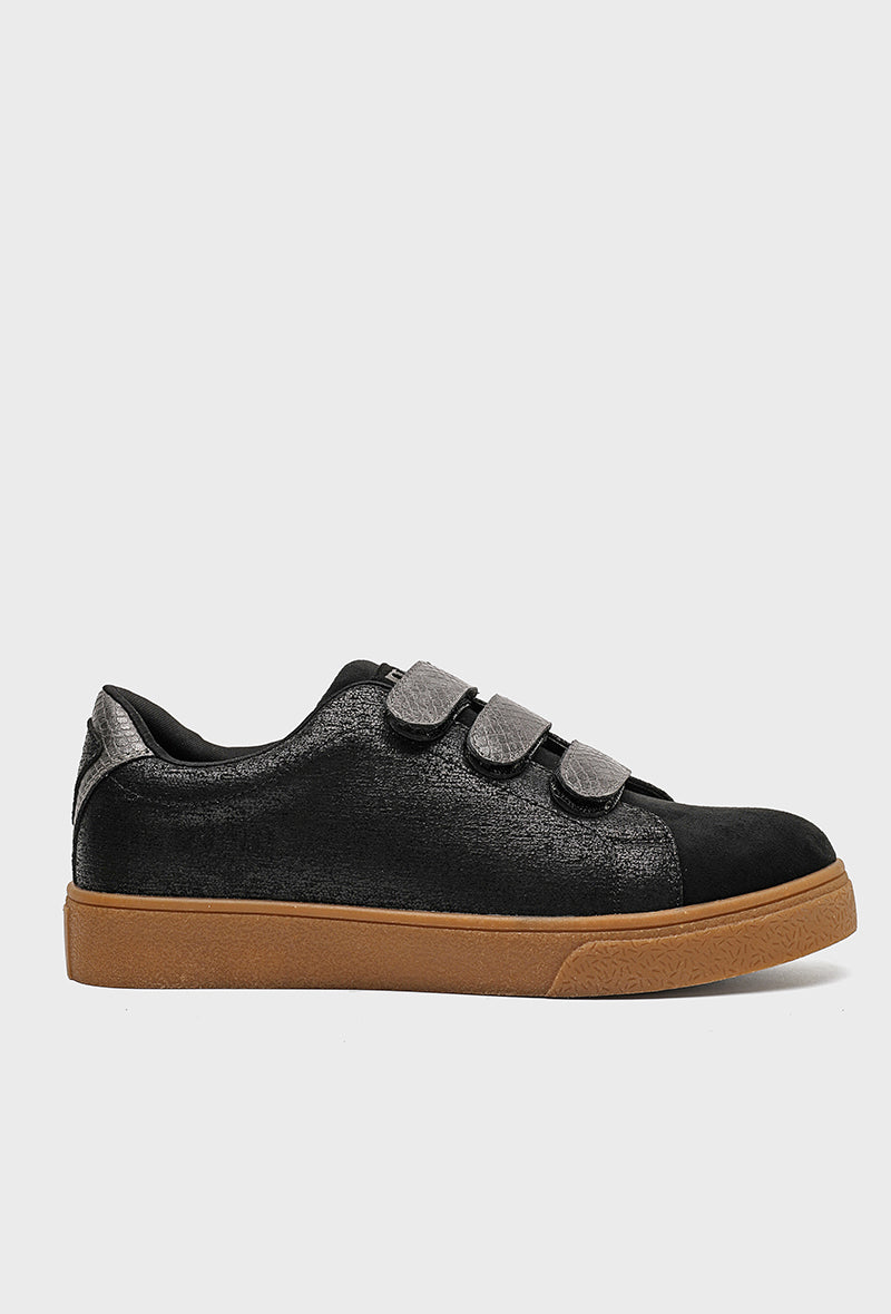 Baskets à scratchs Moow | Noir | M6613