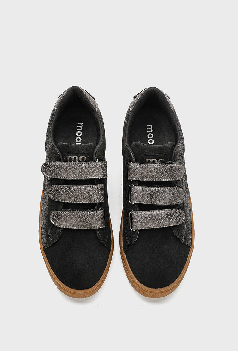 Baskets à scratchs Moow | Noir | M6613