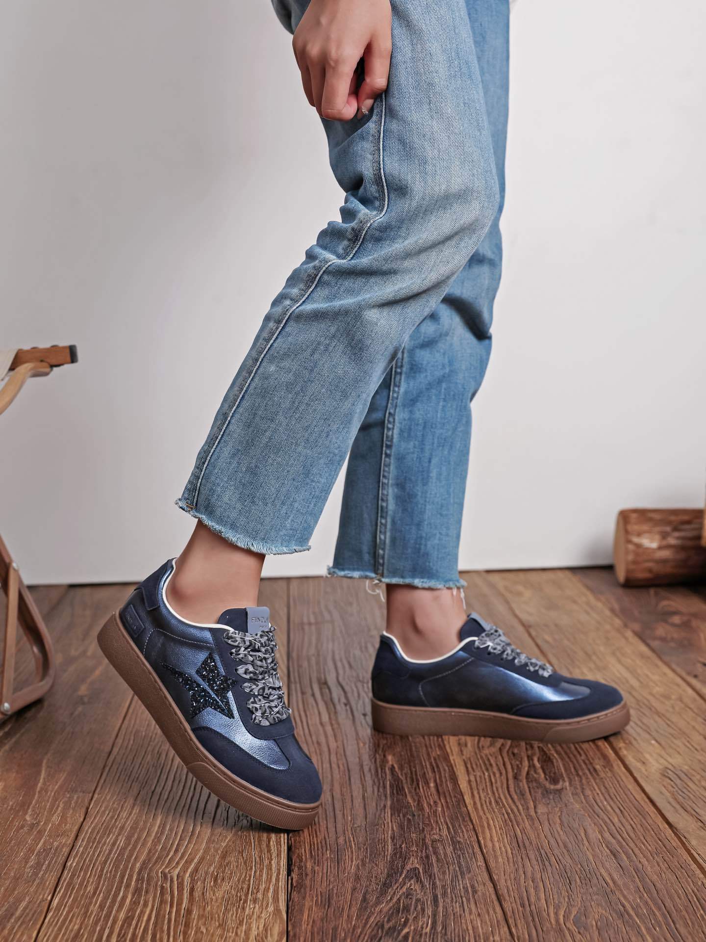 Baskets Findlay – Inès | Bleu | F1325