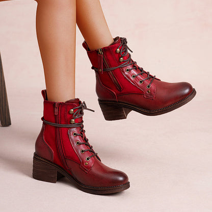 Bottines Léna | Rouge | L6860