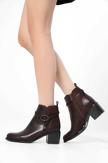Bottines Solène | Marron | CHC373