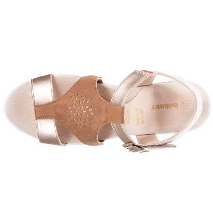 Sandales confort 94967 Camel | ISOTONER