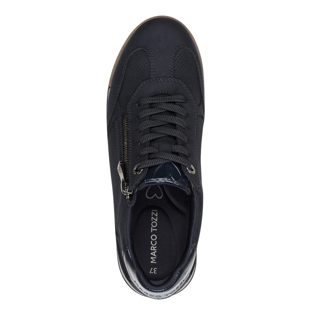 Marco Tozzi – Baskets à zip Navy | 2-23734-46 840