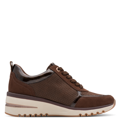 Marco Tozzi – Baskets à zip Choco Comb | 2-23767-45-353
