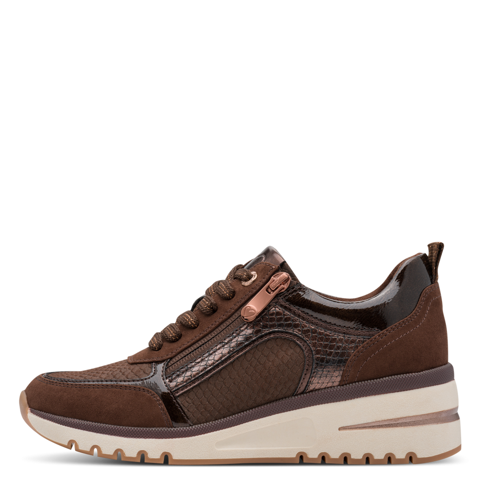 Marco Tozzi – Baskets à zip Choco Comb | 2-23767-45-353