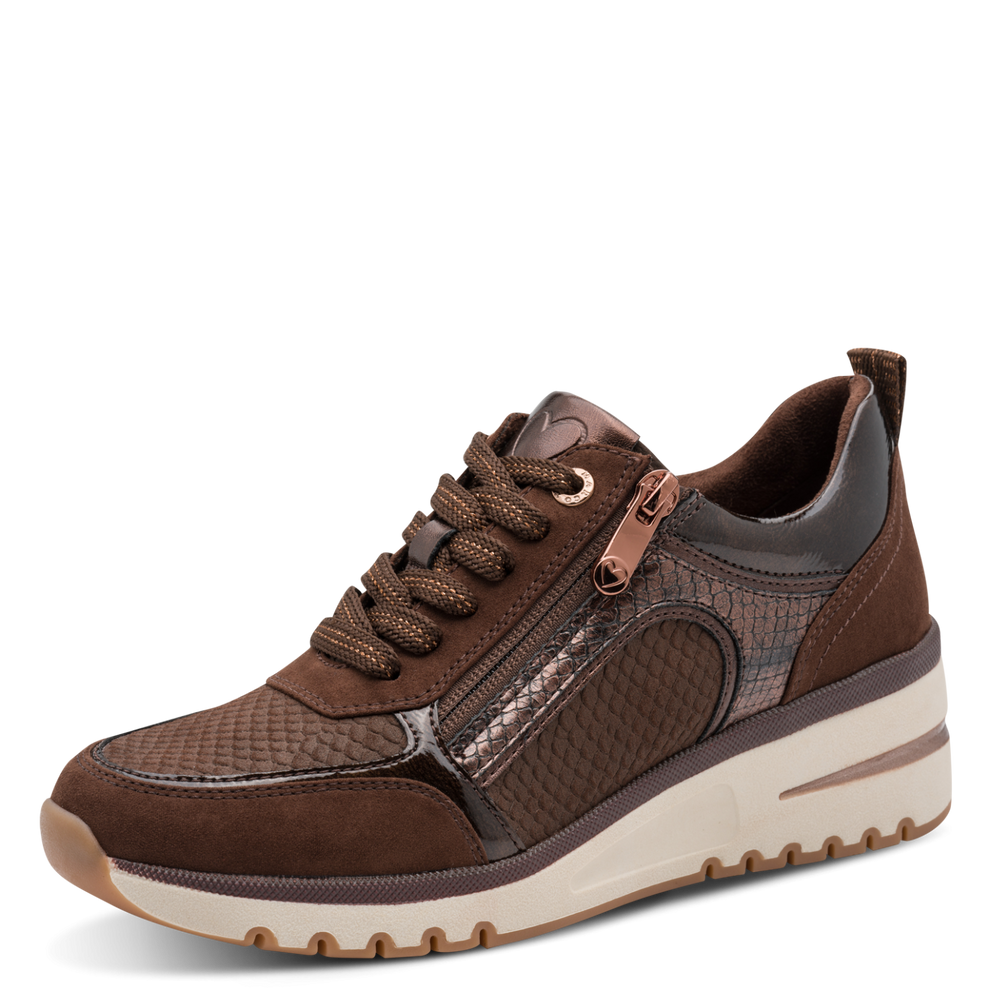 Marco Tozzi – Baskets à zip Choco Comb | 2-23767-45-353