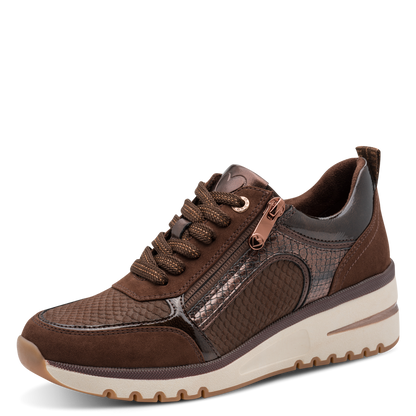 Marco Tozzi – Baskets à zip Choco Comb | 2-23767-45-353