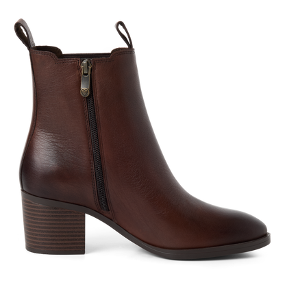 Marco Tozzi – Bottines cuir | Café | 2-25304-47-361