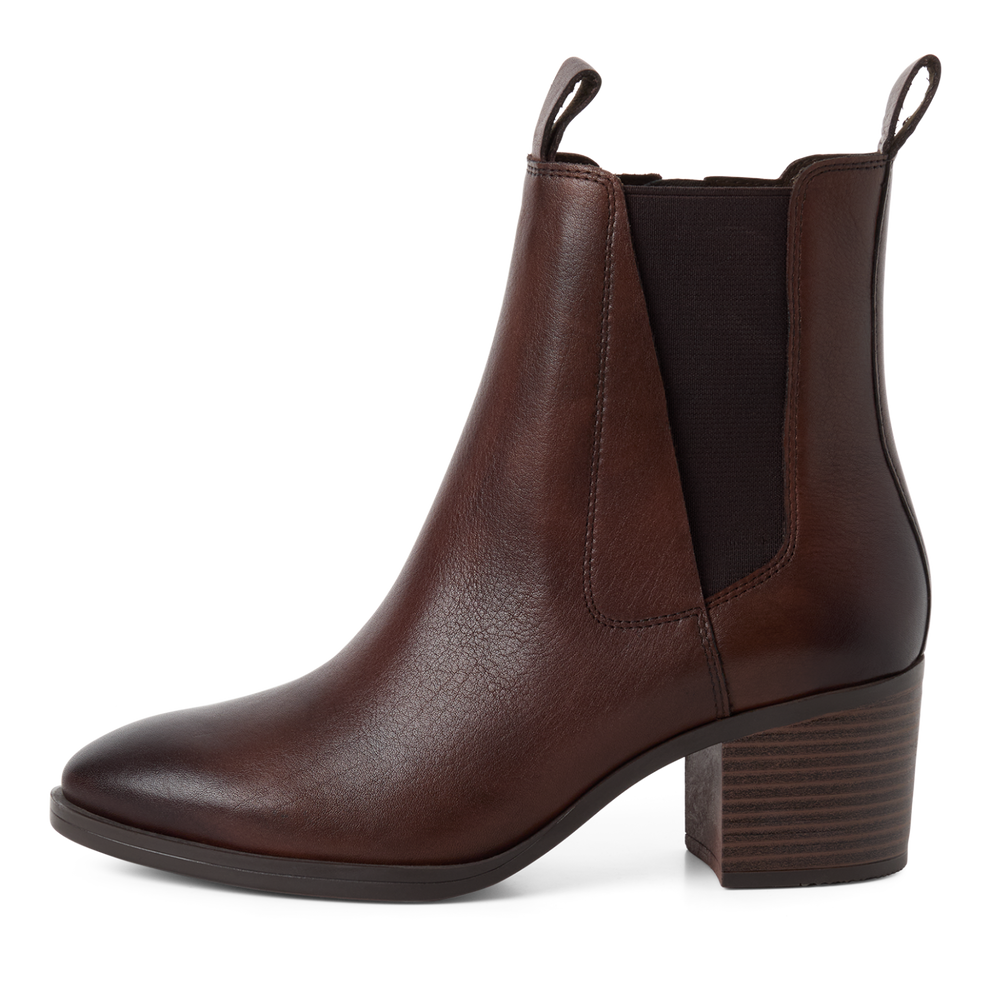Marco Tozzi – Bottines cuir | Café | 2-25304-47-361