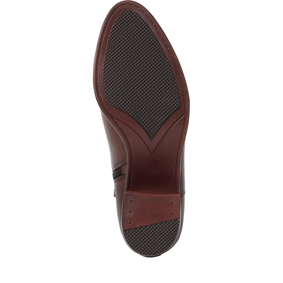 Marco Tozzi – Bottines cuir | Café | 2-25304-47-361