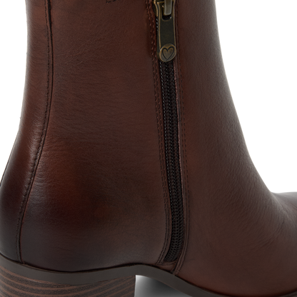 Marco Tozzi – Bottines cuir | Café | 2-25304-47-361