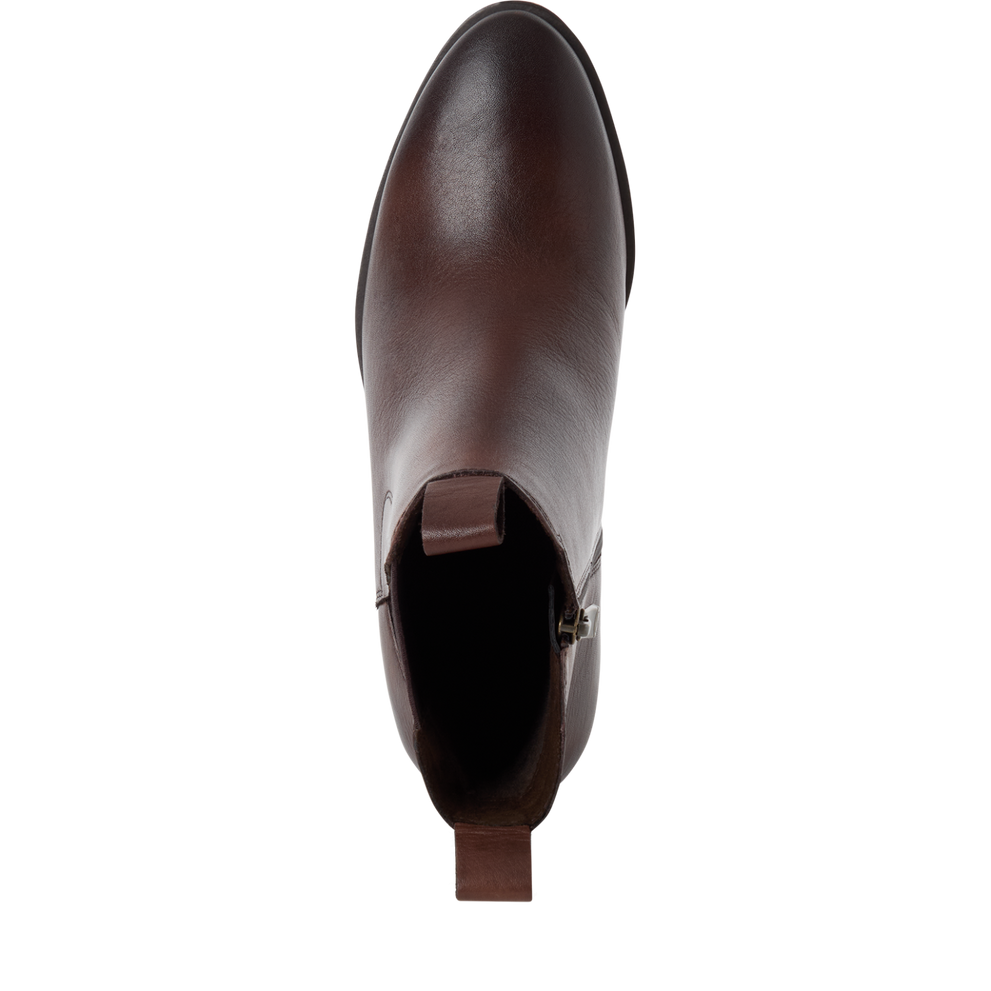 Marco Tozzi – Bottines cuir | Café | 2-25304-47-361