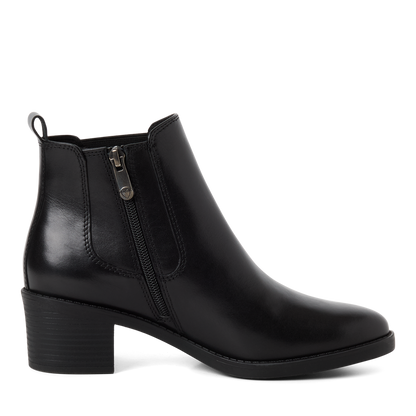 Marco Tozzi – Bottines cuir | Noir | 2-25331-45 001